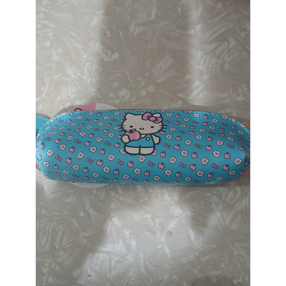 Hello Kitty Floral Blue Pencil Case - Picture 2 of 3